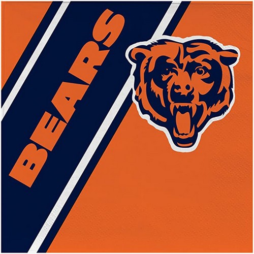 Duck House Chicago Bears Paper Napkins Disposable