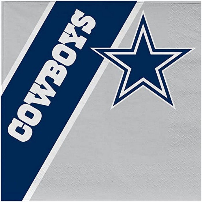 Dallas Cowboys Paper Napkins Disposable