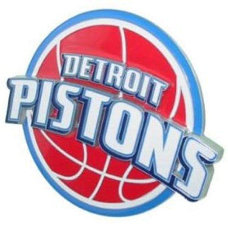 Detroit Pistons Logo Trailer Hitch Cover