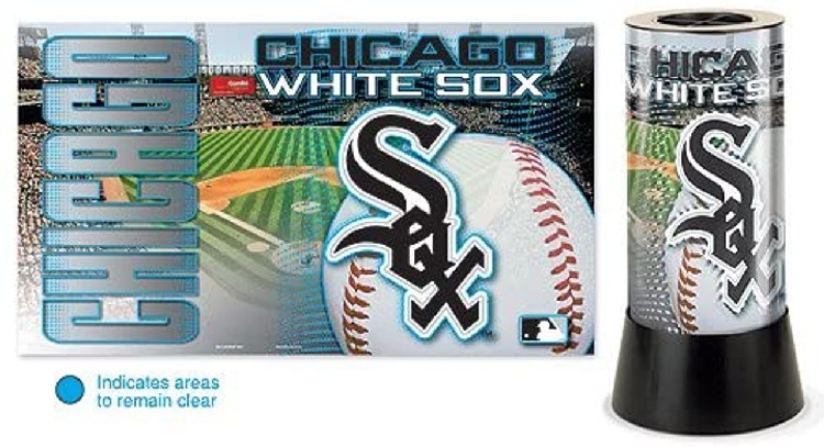 Chicago White Sox Lamp Rotating Desk Style