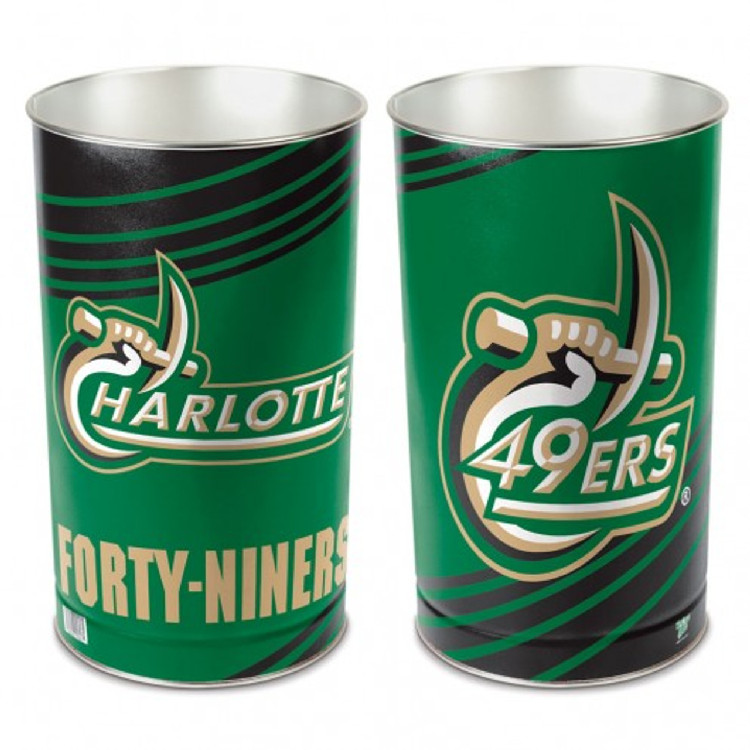 North Carolina Charlotte Forty-Niners Wastebasket 15 Inch