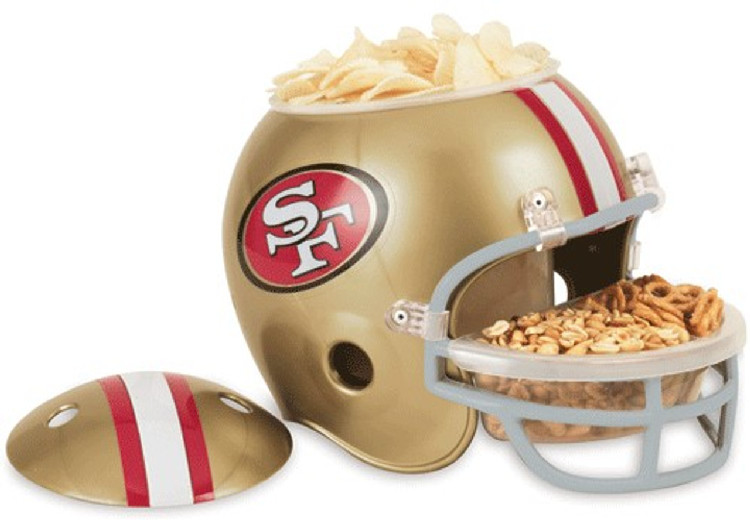 San Francisco 49ers Snack Helmet