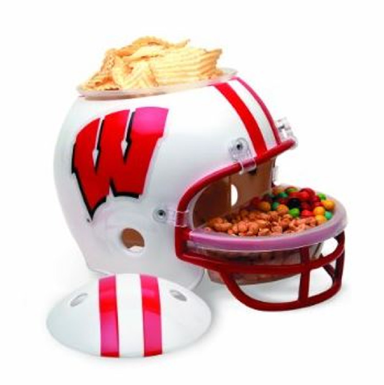 Wisconsin Badgers Snack Helmet