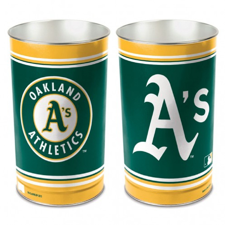 Oakland Athletics Wastebasket 15 Inch