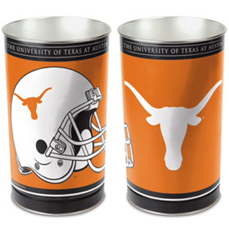 Texas Longhorns Wastebasket 15 Inch