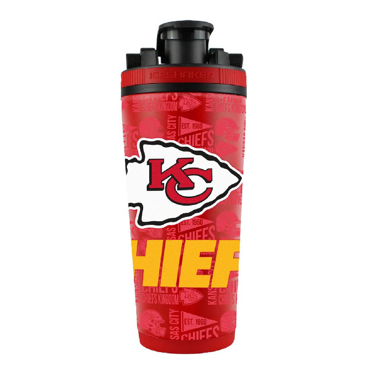 Kansas City Chiefs Ice Shaker 26oz Stainless Steel