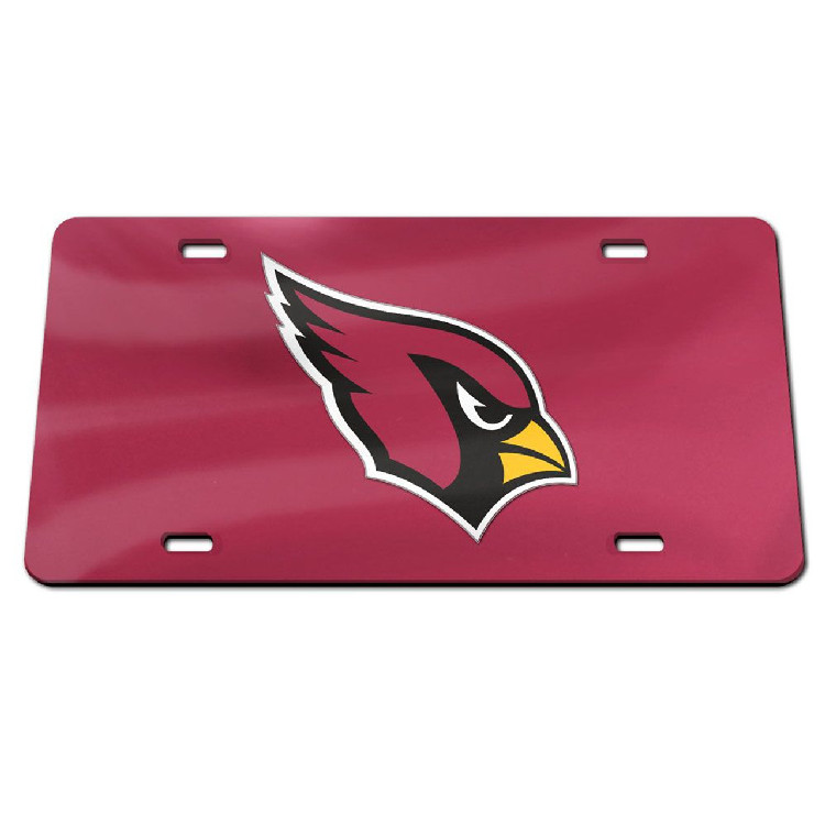 Arizona Cardinals License Plate Acrylic