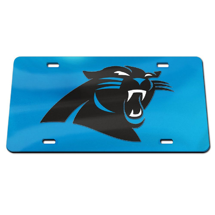 Carolina Panthers License Plate Acrylic