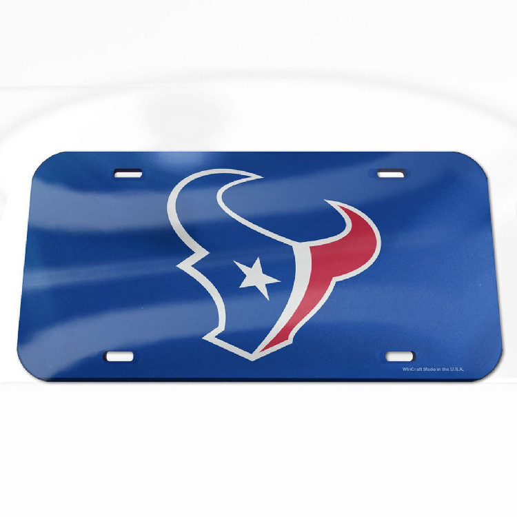 Houston Texans License Plate Acrylic