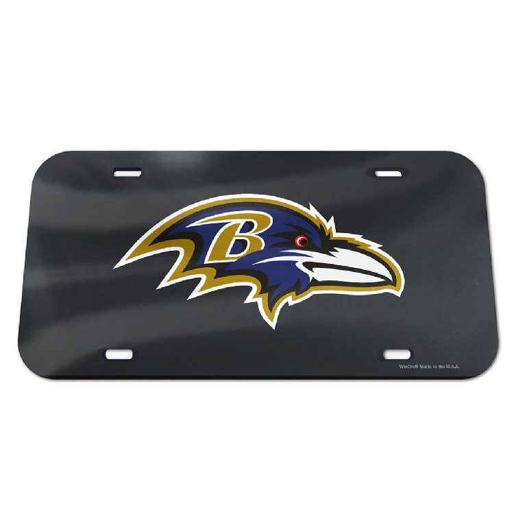 Baltimore Ravens License Plate Acrylic