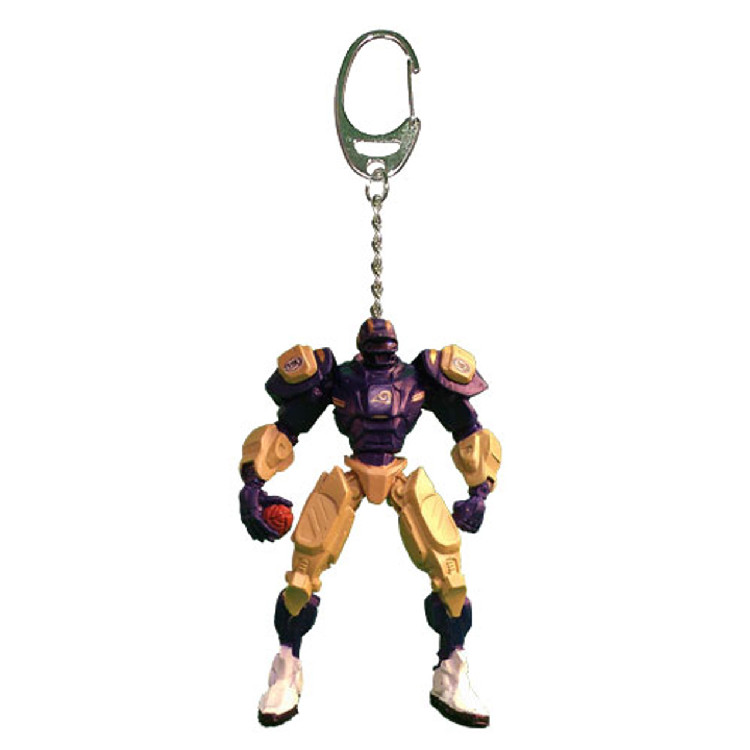 Los Angeles Rams Keychain Fox Robot 3 Inch Mini Cleatus CO