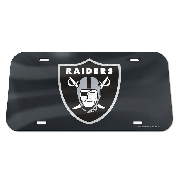 Las Vegas Raiders License Plate Acrylic