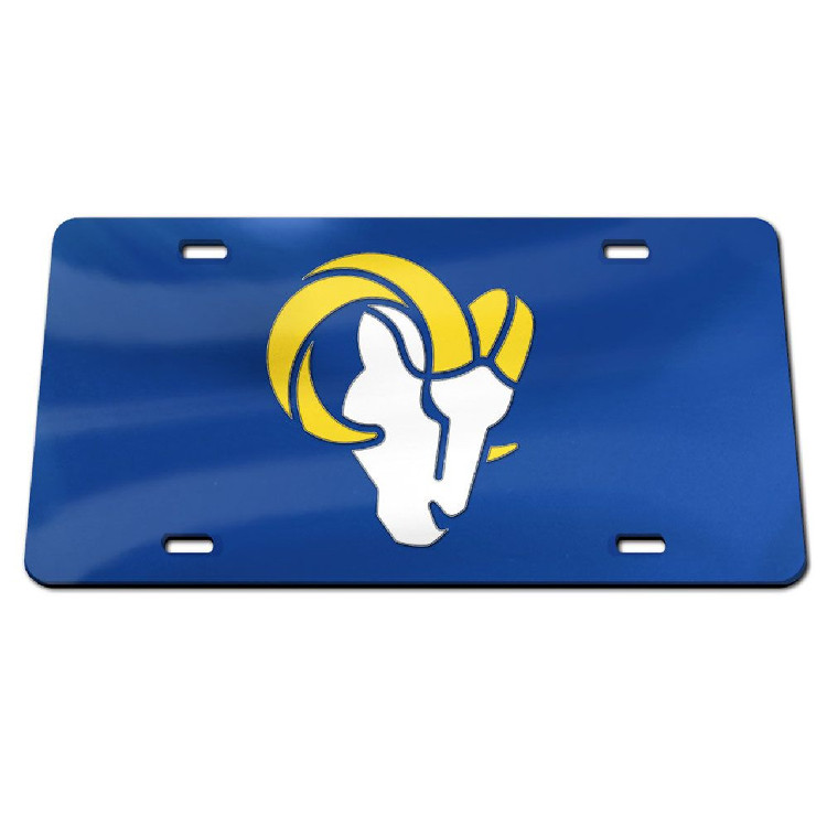 Los Angeles Rams License Plate Acrylic