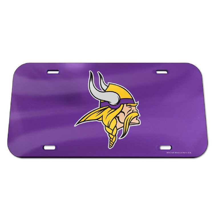 Minnesota Vikings License Plate Acrylic