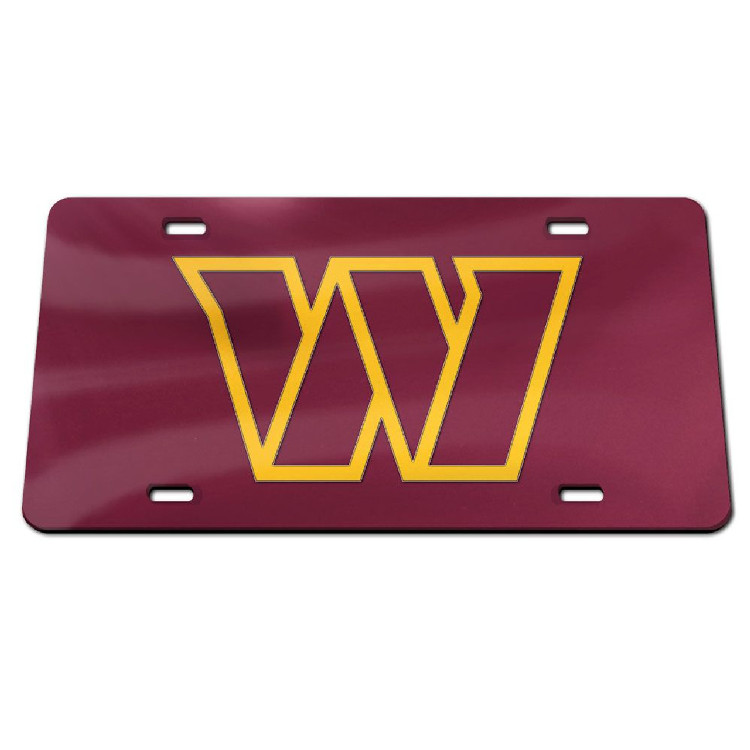 Washington Commanders License Plate Acrylic