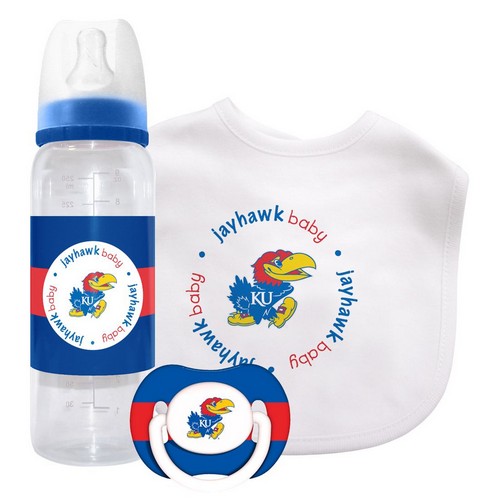 Baby Fanatic Kansas Jayhawks Baby Gift Set