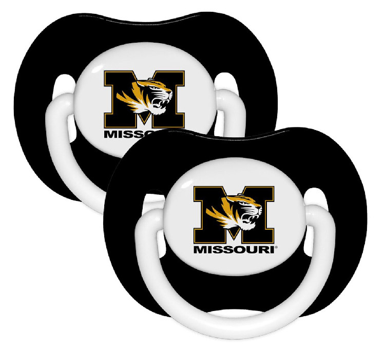 Missouri Tigers Pacifier 2 Pack