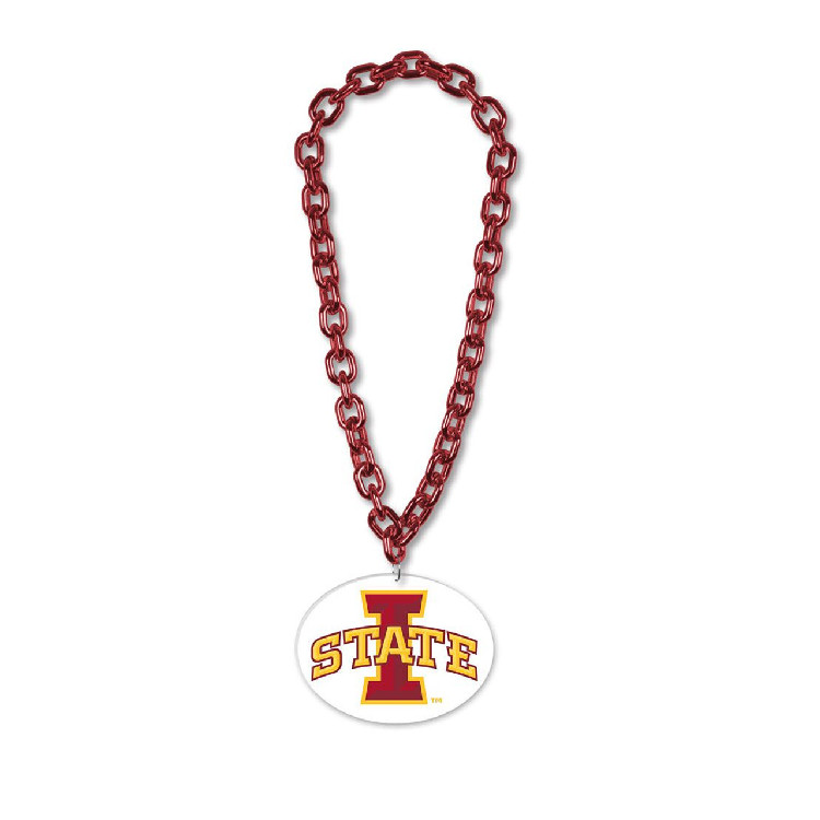 Iowa State Cyclones Necklace Big Fan Chain