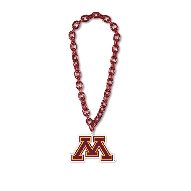 Minnesota Golden Gophers Necklace Big Fan Chain