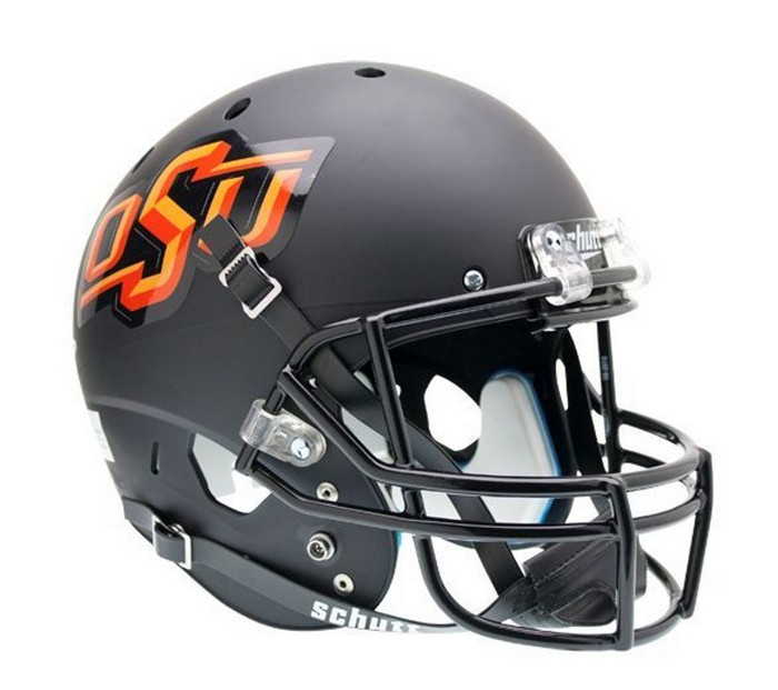 Oklahoma State Cowboys Schutt Authentic XP Full Size Helmet - Black Alternate Helmet #3