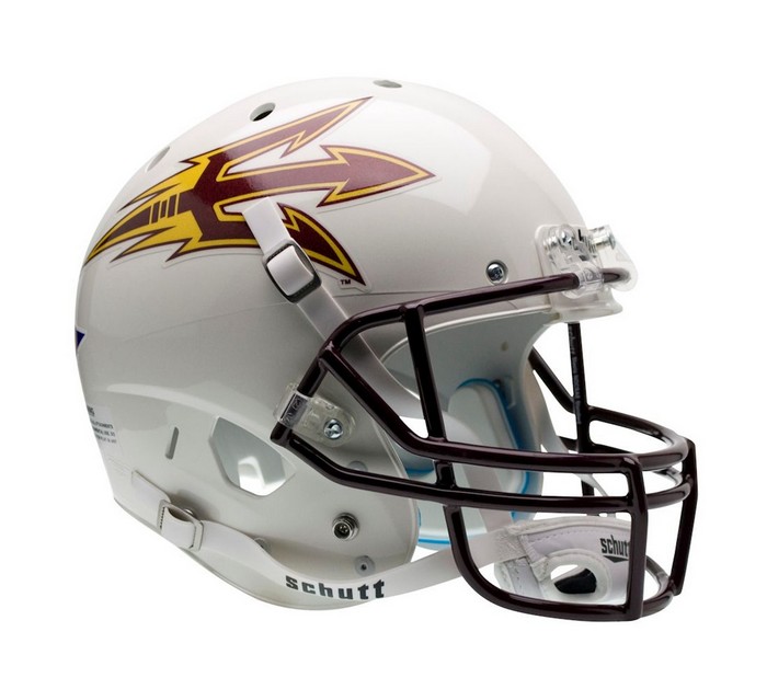Arizona State Sun Devils Schutt XP Full Size Replica Helmet - White Alternate Helmet #2