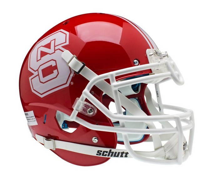 North Carolina State Wolfpack Schutt XP Authentic Full Size Helmet - Scarlet Alternative #1