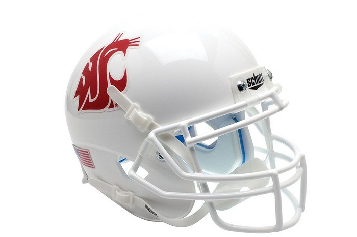 Washington State Cougars Helmet Schutt XP Replica Full Size White Alternate