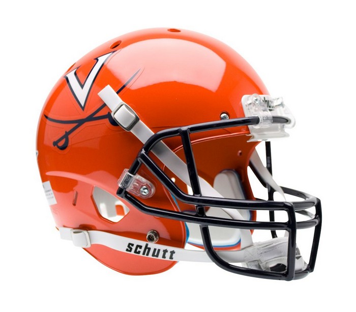 Virginia Cavaliers Schutt XP Full Size Replica Helmet - Alternate Helmet #1, Orange/Black