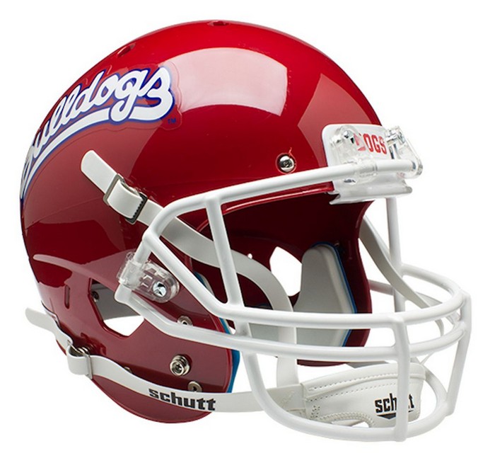 Fresno State Bulldogs Schutt XP Full Size Replica Helmet - Throwback Red Alternative 1