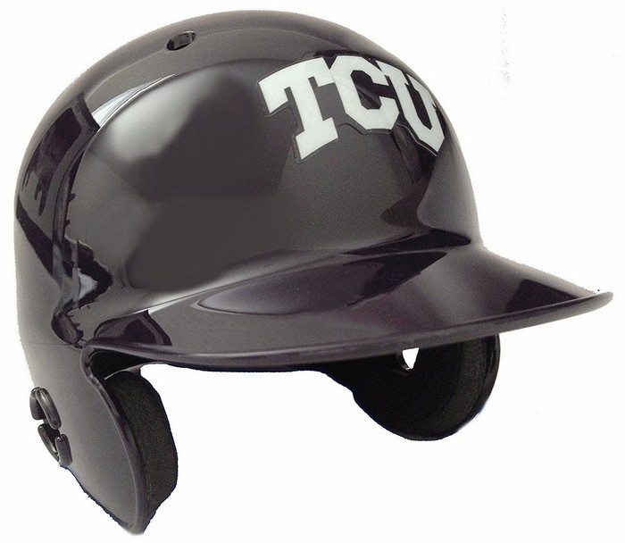 TCU Horned Frogs Helmet Schutt Replica Mini Batting Style