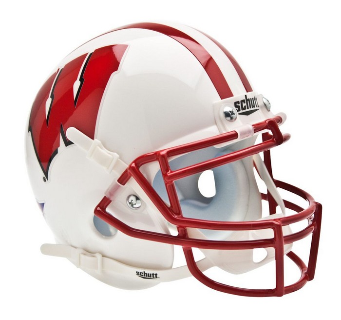 Wisconsin Badgers Schutt Mini Helmet