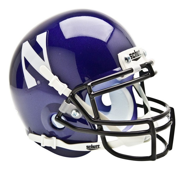 Northwestern Wildcats Schutt Mini Helmet