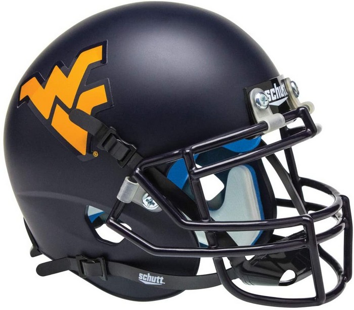 West Virginia Mountaineers Schutt Mini Helmet  -