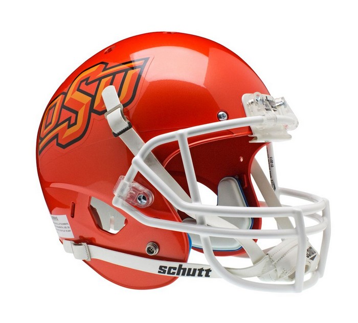 Oklahoma State Cowboys Schutt XP Full Size Replica Helmet - Pearl Orange Alterntiave #7