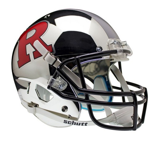 Schutt Sports Rutgers Scarlet Knights Schutt XP Full Size Replica Helmet - Chrome Red/Gray Alternative #4 -