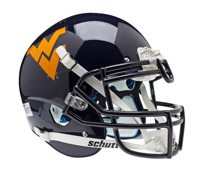 West Virginia Mountaineers Schutt XP Authentic Full Size Helmet