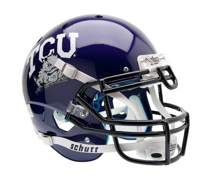 TCU Horned Frogs Schutt XP Authentic Full Size Helmet