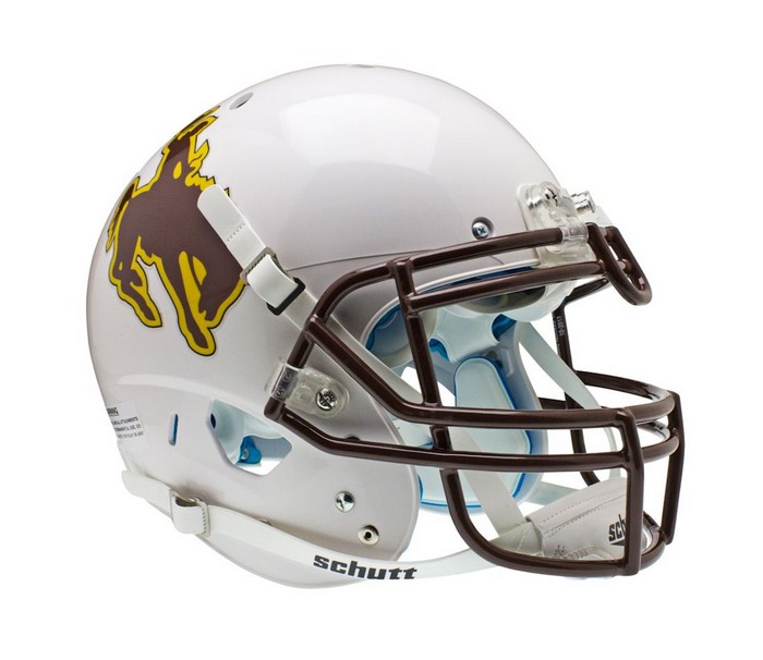 Wyoming Cowboys Schutt XP Authentic Full Size Helmet