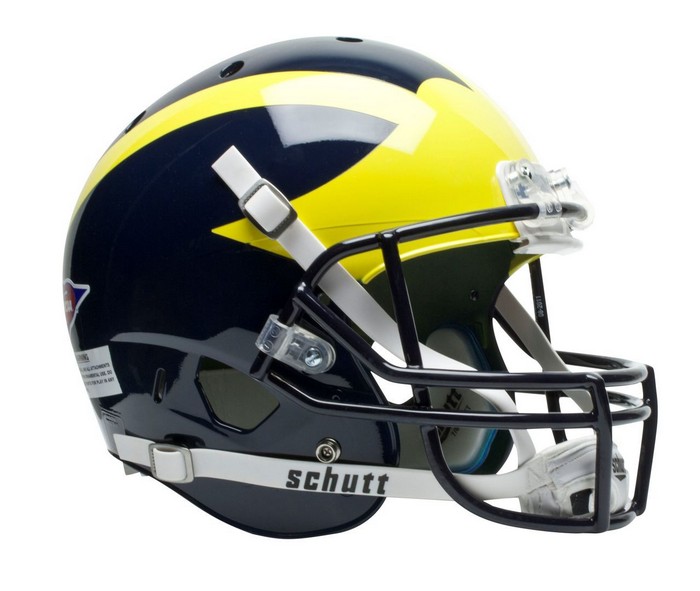 Michigan Wolverines Schutt XP Full Size Replica Helmet