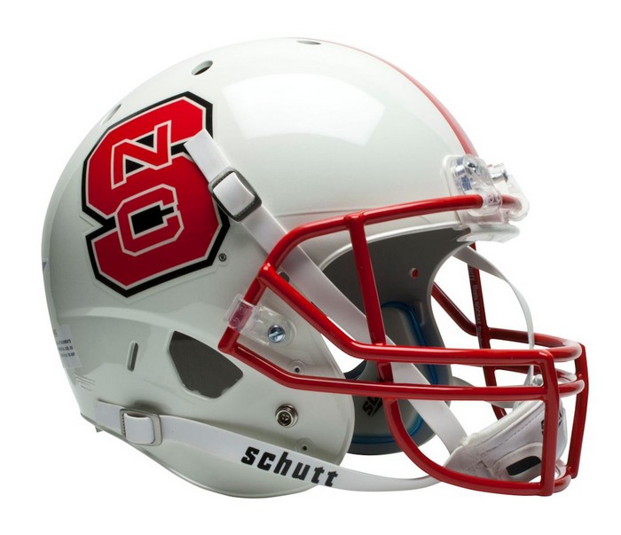 North Carolina State Wolfpack Schutt XP Full Size Replica Helmet - Scarlet Alternative 1