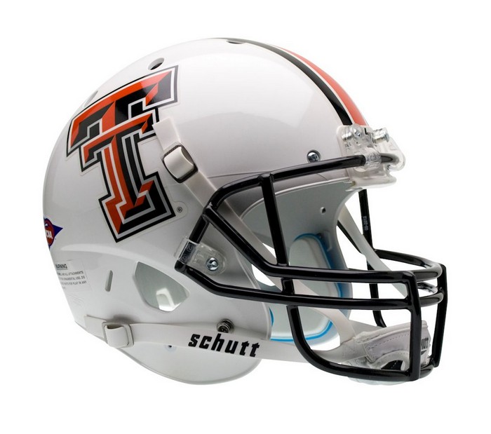 Texas Tech Red Raiders Schutt XP Full Size Replica Helmet - White Alternate 1