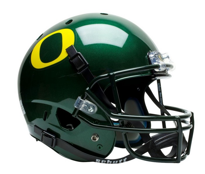 Oregon Ducks Schutt XP Full Size Replica Helmet - Green Alternate
