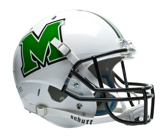 Marshall Thundering Herd Schutt XP Full Size Replica Helmet