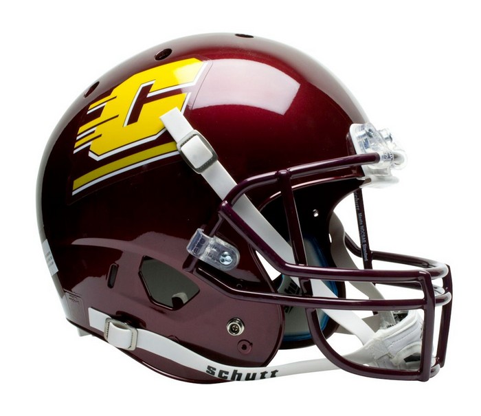 Central Michigan Chippewas Schutt XP Full Size Replica Helmet