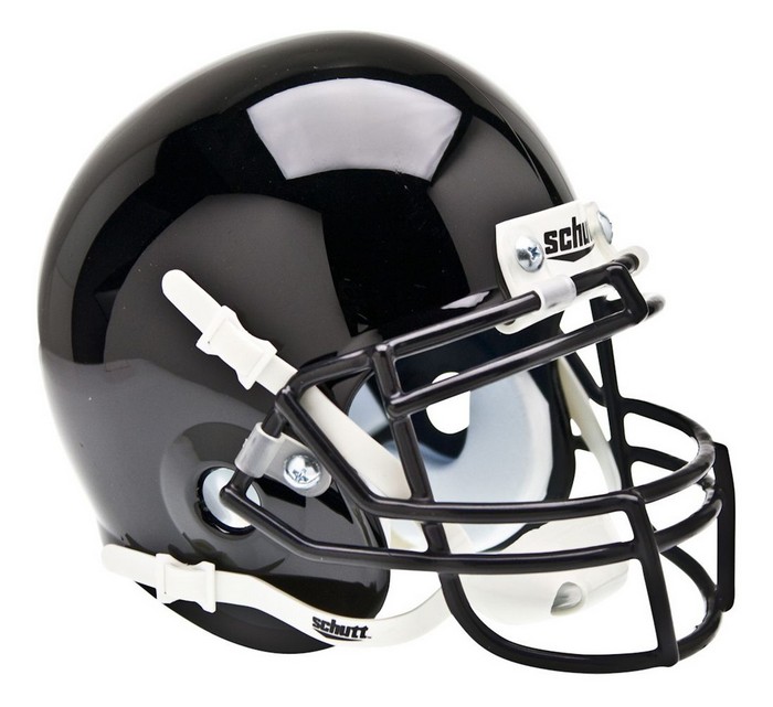 Army Black Knights Schutt Mini Helmet - Black Alternate Helmet #1