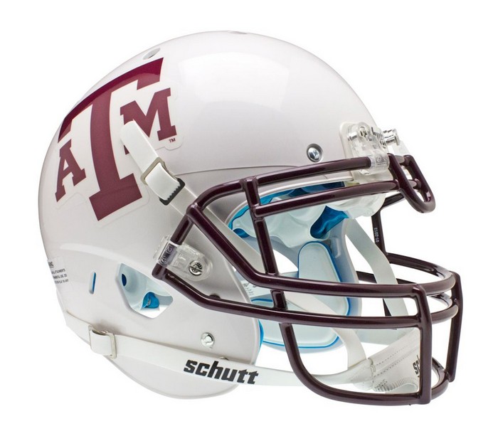 Texas A&M Aggies Schutt Authentic XP Full Size Helmet - Alternate Helmet #1