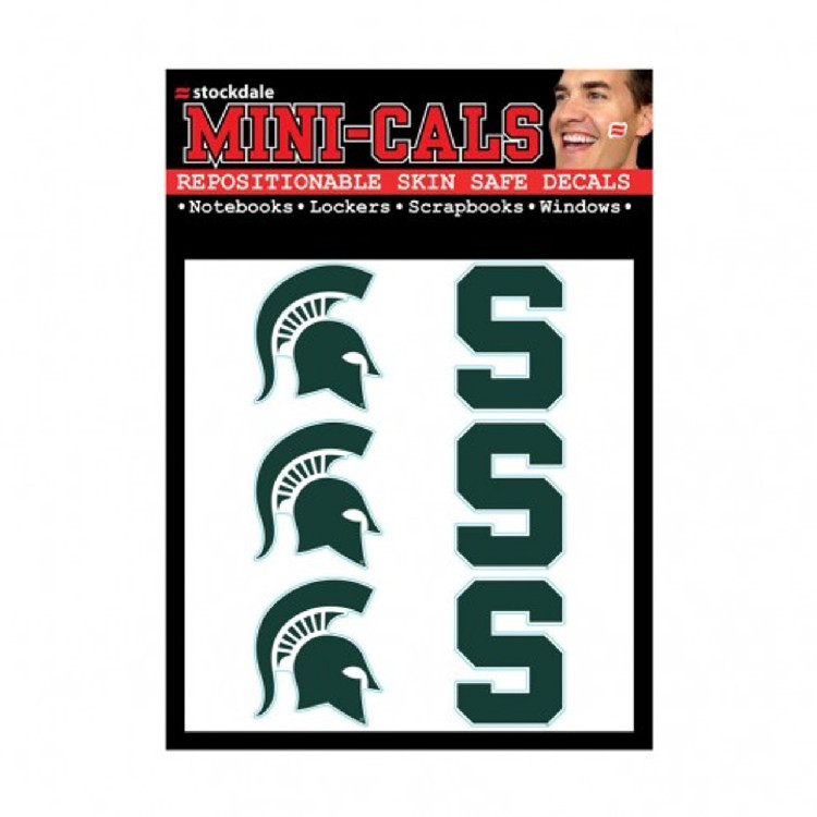 Michigan State Spartans Tattoo Face Cals