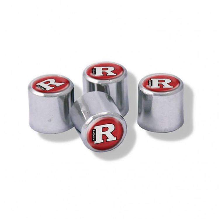 Rutgers Scarlet Knights Valve Stem Caps