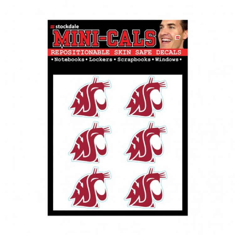 Washington State Cougars Tattoo Face Cals