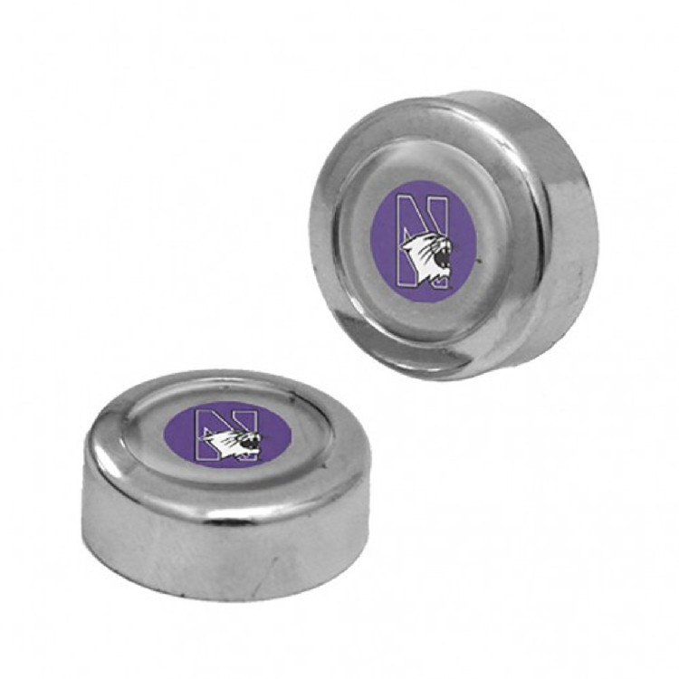 Northwestern Wildcats Screw Caps Domed